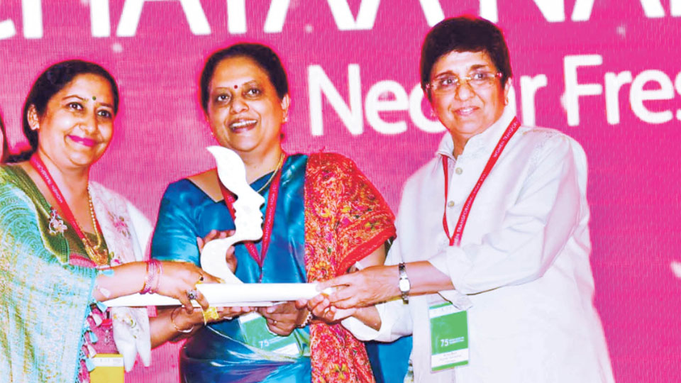 Mysuru entrepreneur receives NITI Aayog’s ‘Women Transforming India Award’
