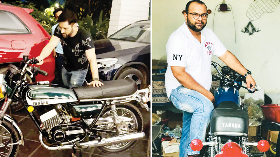 Bike restored in city impresses M.S. Dhoni