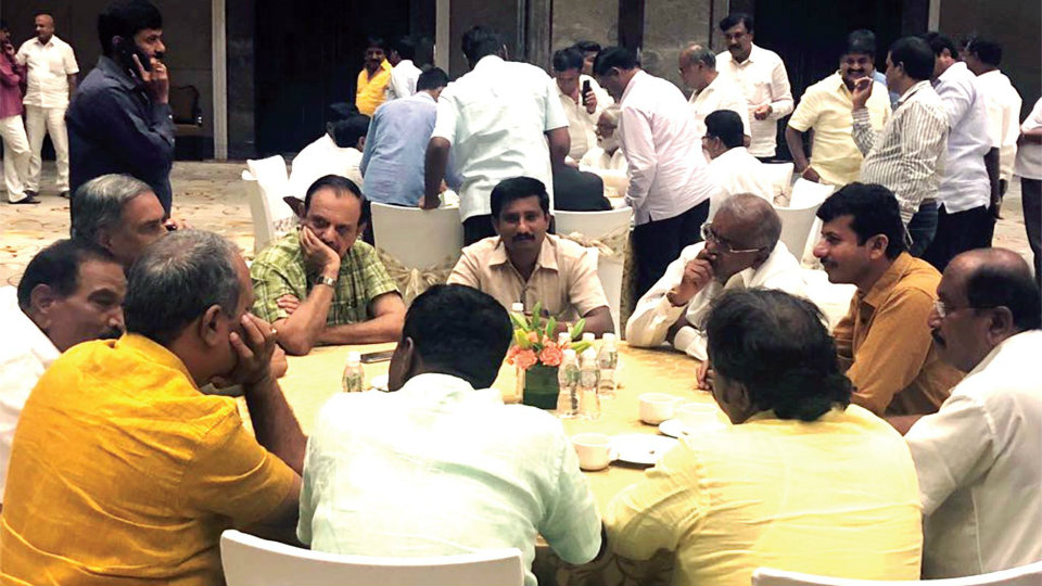 Karnataka political drama scene shifts to Hyderabad