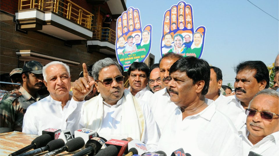 I will come back to power in 2018: CM Siddharamaiah