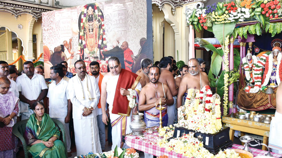 Special ceremonies held at Mysore Palace temples