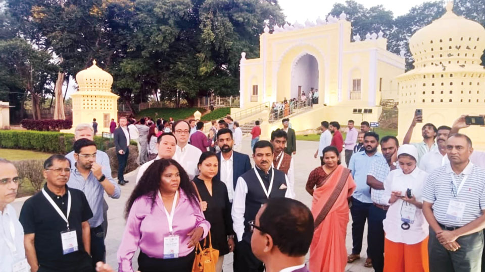 Delegates hail Tipu’s Summer Palace, natural colour frescoes