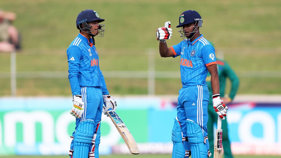 U-19 Cricket World Cup: India records thrilling win against South Africa, enters final